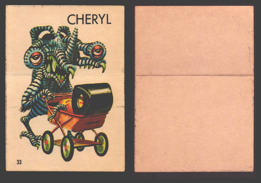 1965 Ugly Stickers Topps Trading Card You Pick Singles #1-44 with Variants