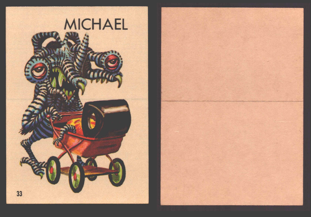 1965 Ugly Stickers Topps Trading Card You Pick Singles #1-44 with Variants