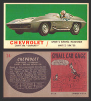 1961 Topps Sports Cars (Gray Back) Vintage Trading Cards #1-#66 You Pick Singles #34   Chevrolet Corvette "Stingray"  - TvMovieCards.com