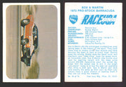 Race USA AHRA Drag Champs 1973 Fleer Vintage Trading Cards You Pick Singles 34 of 74   Sox & Martin (creased)  - TvMovieCards.com