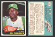 1965 Topps Baseball Trading Card You Pick Singles #1-#99 VG/EX #	35 Ed Charles - Kansas City Athletics  - TvMovieCards.com