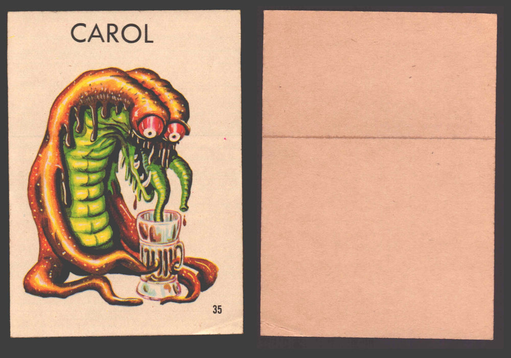 1965 Ugly Stickers Topps Trading Card You Pick Singles #1-44 with Variants