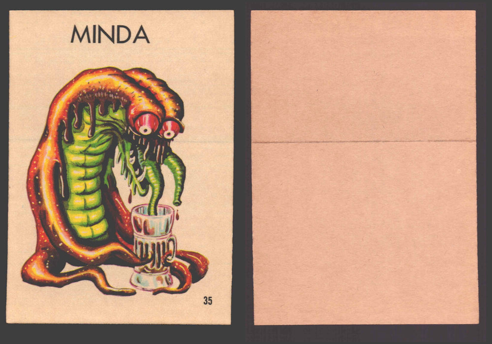 1965 Ugly Stickers Topps Trading Card You Pick Singles #1-44 with Variants