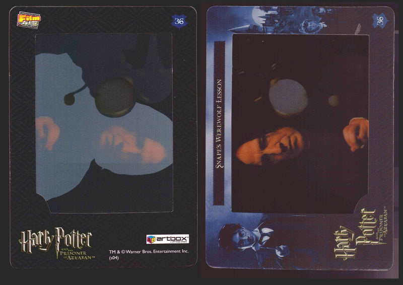 Harry Potter Prisoner of Azkaban Filmcardz 1-72 You Pick Single Cards Artbox 200