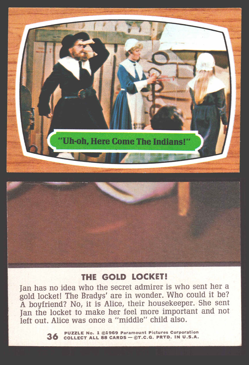 1971 The Brady Bunch Topps Vintage Trading Card You Pick Singles #1-#88