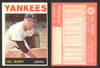 1964 Topps Baseball Trading Card You Pick Singles #1-#99 VG/EX #	36 Hal Reniff - New York Yankees  - TvMovieCards.com