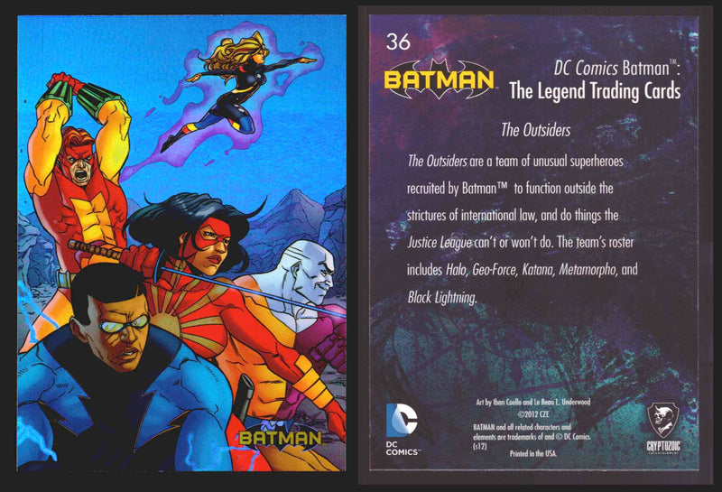 DC Comics Batman The Legend Parallel HoloFoil Base Trading Card Singles #1-63