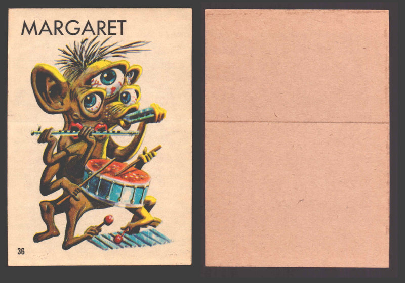 1965 Ugly Stickers Topps Trading Card You Pick Singles #1-44 with Variants