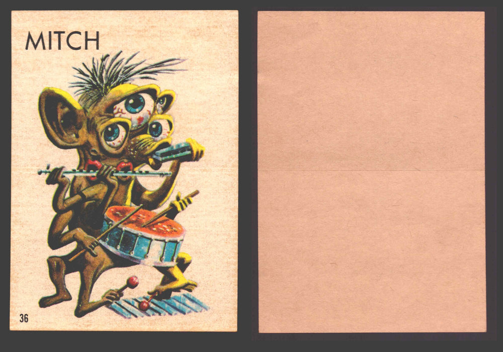 1965 Ugly Stickers Topps Trading Card You Pick Singles #1-44 with Variants