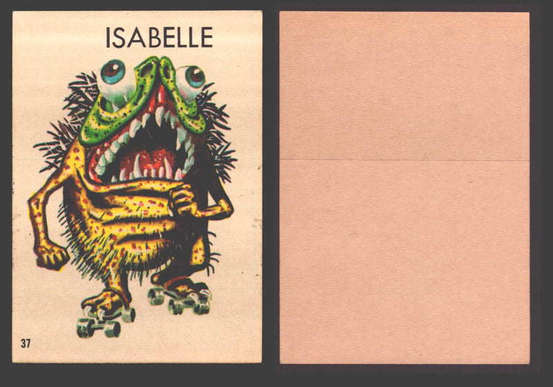 1965 Ugly Stickers Topps Trading Card You Pick Singles #1-44 with Variants