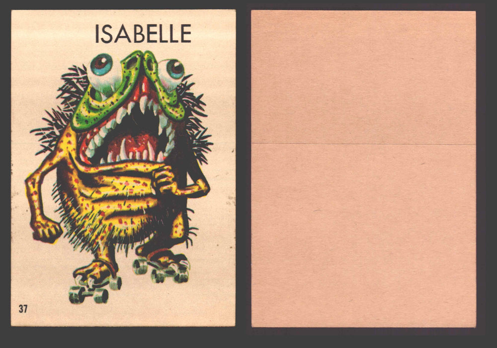 1965 Ugly Stickers Topps Trading Card You Pick Singles #1-44 with Variants