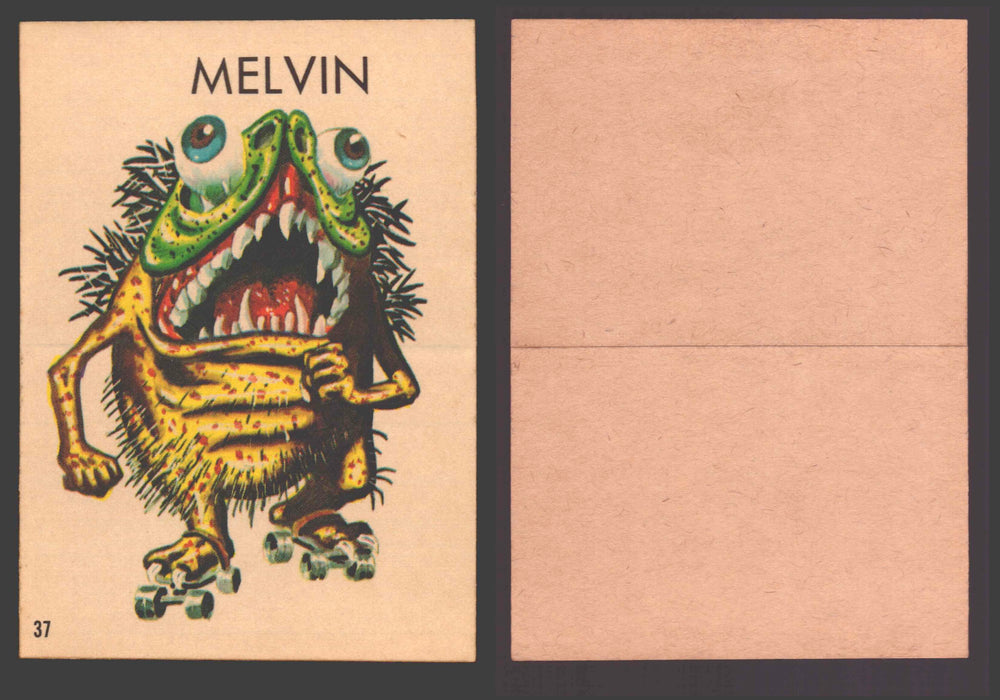 1965 Ugly Stickers Topps Trading Card You Pick Singles #1-44 with Variants