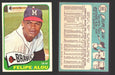 1965 Topps Baseball Trading Card You Pick Singles #300-#399 VG/EX #	383 Felipe Alou - Milwaukee Braves  - TvMovieCards.com