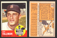 1963 Topps Baseball Trading Card You Pick Singles #300-#399 VG/EX #	384 Bob Tillman - Boston Red Sox  - TvMovieCards.com