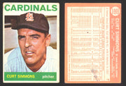 1964 Topps Baseball Trading Card You Pick Singles #300-#587 G/VG/EX #	385 Curt Simmons - St. Louis Cardinals  - TvMovieCards.com