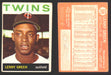 1964 Topps Baseball Trading Card You Pick Singles #300-#587 G/VG/EX #	386 Lenny Green - Minnesota Twins  - TvMovieCards.com
