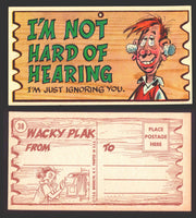 Wacky Plaks 1959 Topps Vintage Trading Cards You Pick Singles #1-88 #	 38   I'm not hard of hearing - I'm just ignoring you  - TvMovieCards.com