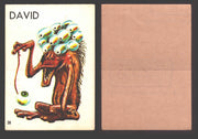 1968 Ugly Name Stickers OPC/Fasson Trading Card You Pick Singles #1-44 Variants #38 David - TvMovieCards.com