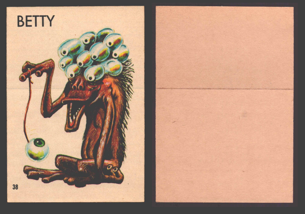 1965 Ugly Stickers Topps Trading Card You Pick Singles #1-44 with Variants