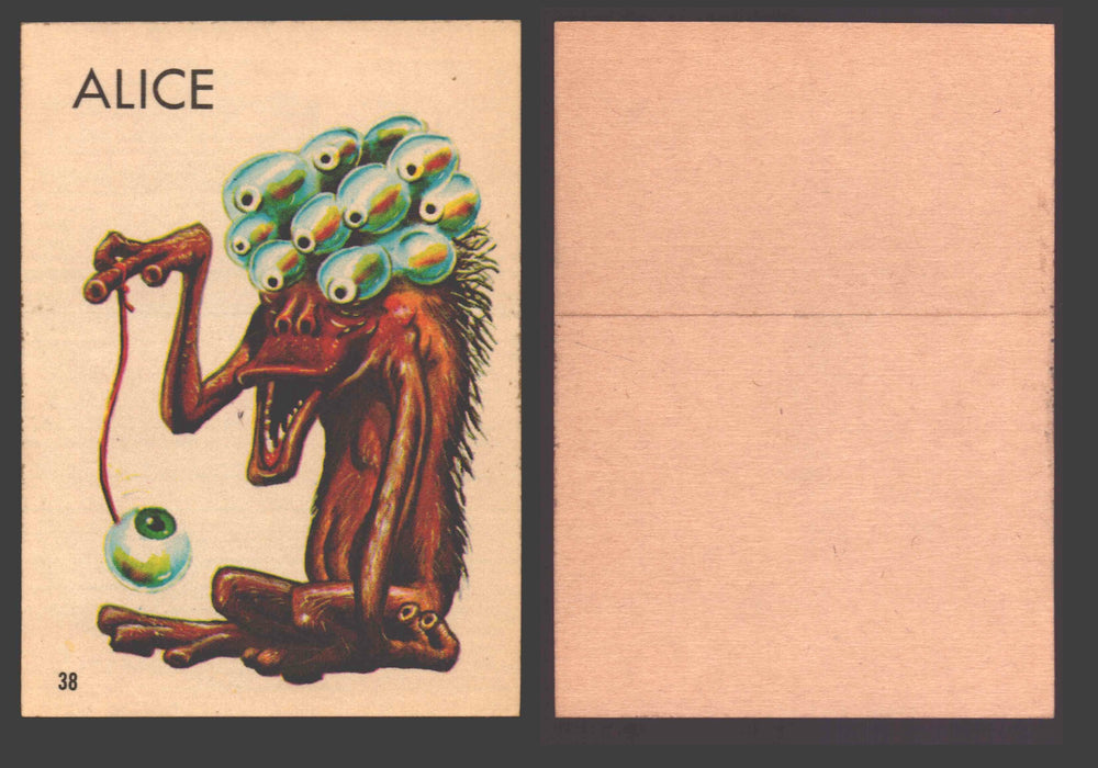 1965 Ugly Stickers Topps Trading Card You Pick Singles #1-44 with Variants