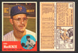 1963 Topps Baseball Trading Card You Pick Singles #300-#399 VG/EX #	393 Ken MacKenzie - New York Mets  - TvMovieCards.com