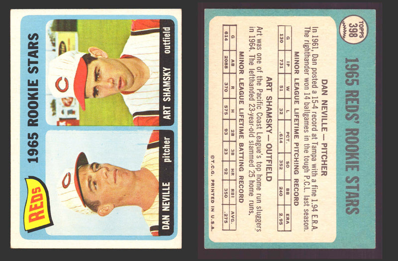 1965 Topps Baseball Trading Card You Pick Singles #300-#399 VG/EX   - TvMovieCards.com