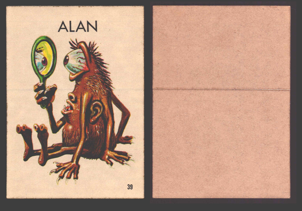 1965 Ugly Stickers Topps Trading Card You Pick Singles #1-44 with Variants