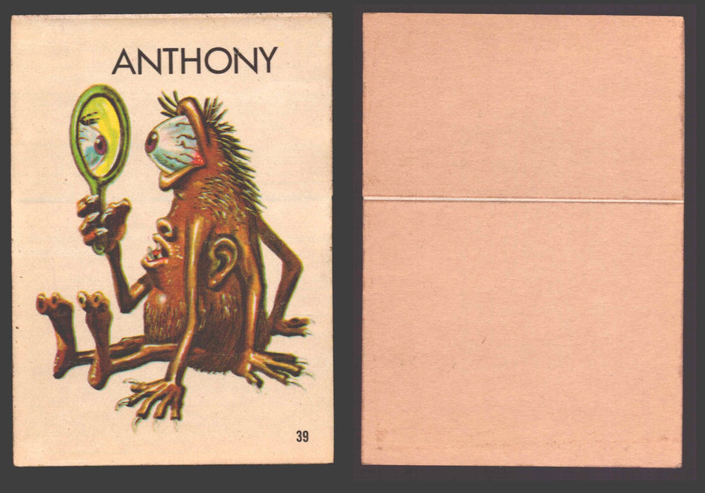 1965 Ugly Stickers Topps Trading Card You Pick Singles #1-44 with Variants