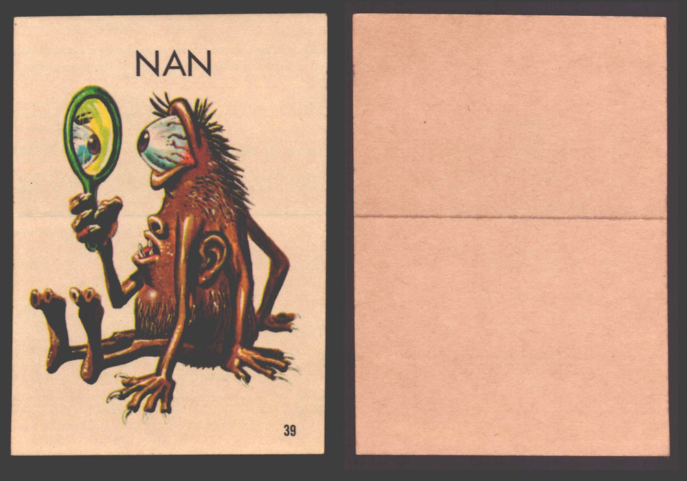 1965 Ugly Stickers Topps Trading Card You Pick Singles #1-44 with Variants