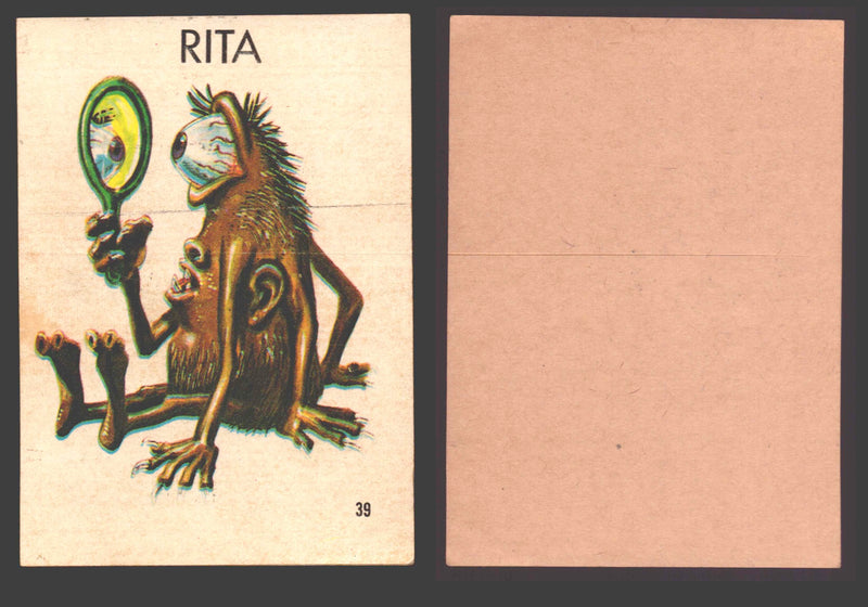 1965 Ugly Stickers Topps Trading Card You Pick Singles #1-44 with Variants