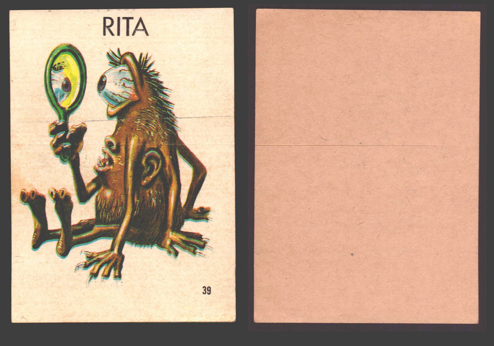 1965 Ugly Stickers Topps Trading Card You Pick Singles #1-44 with Variants