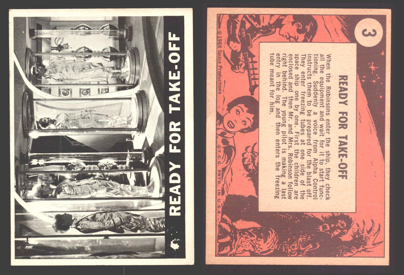 1966 Lost In Space Topps Vintage Trading Card #1-55 You Pick Singles # 3 Ready For Take-Off - TvMovieCards.com