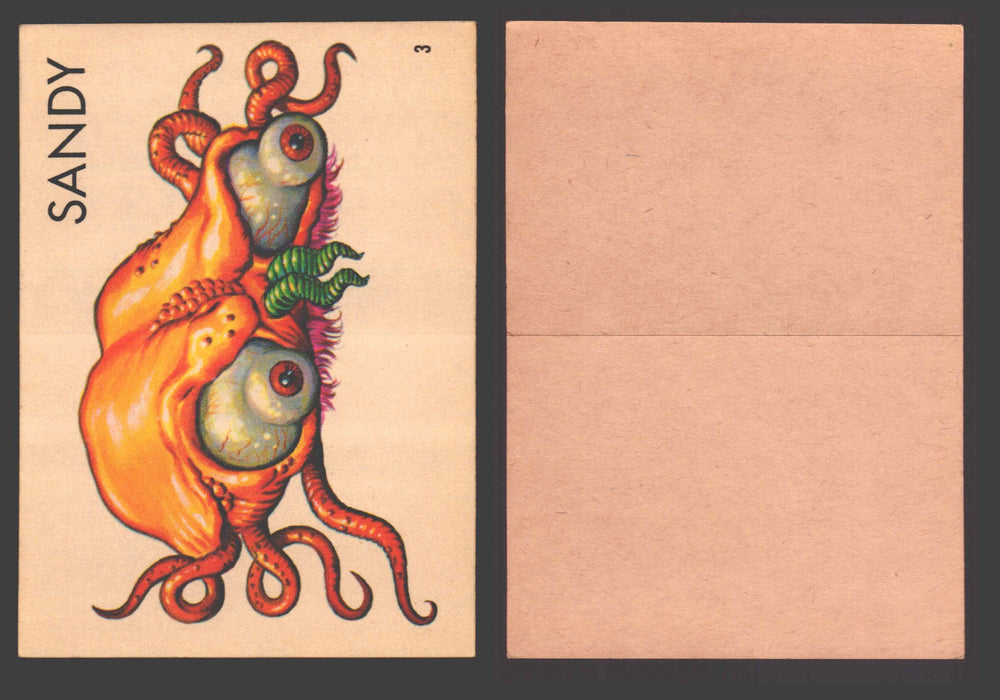 1965 Ugly Stickers Topps Trading Card You Pick Singles #1-44 with Variants 3 Sandy - TvMovieCards.com