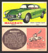 1961 Topps Sports Cars (White Back) Vintage Trading Cards #1-#66 You Pick Singles #3   Maserati 3500 GT  - TvMovieCards.com