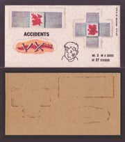 1967 Disgusting Disguises Sticker Trading Card You Pick Singles #1-27 #	  3   Accidents  - TvMovieCards.com