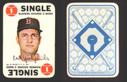 1968 Topps Baseball Game Card You Pick Single Cards #2-33 Mickey Mantle #	3 Carl Yastrzemski - Boston Red Sox  - TvMovieCards.com