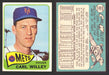 1965 Topps Baseball Trading Card You Pick Singles #400-#499 VG/EX #	401 Carl Willey - New York Mets  - TvMovieCards.com