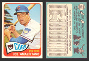 1965 Topps Baseball Trading Card You Pick Singles #400-#499 VG/EX #	402 Joe Amalfitano - Chicago Cubs  - TvMovieCards.com