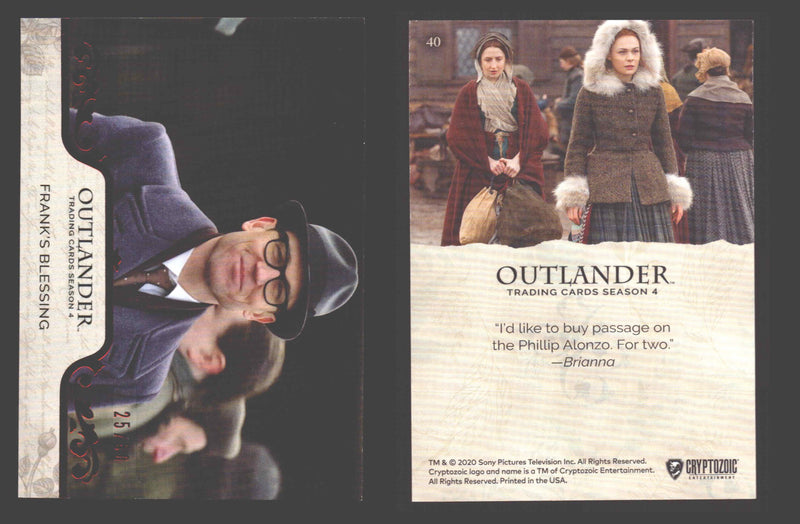 2020 Outlander Season 4 Red Foil Parallel Base Card You Pick Singles XX/50