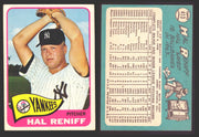 1965 Topps Baseball Trading Card You Pick Singles #400-#499 VG/EX #	413 Hal Reniff - New York Yankees  - TvMovieCards.com
