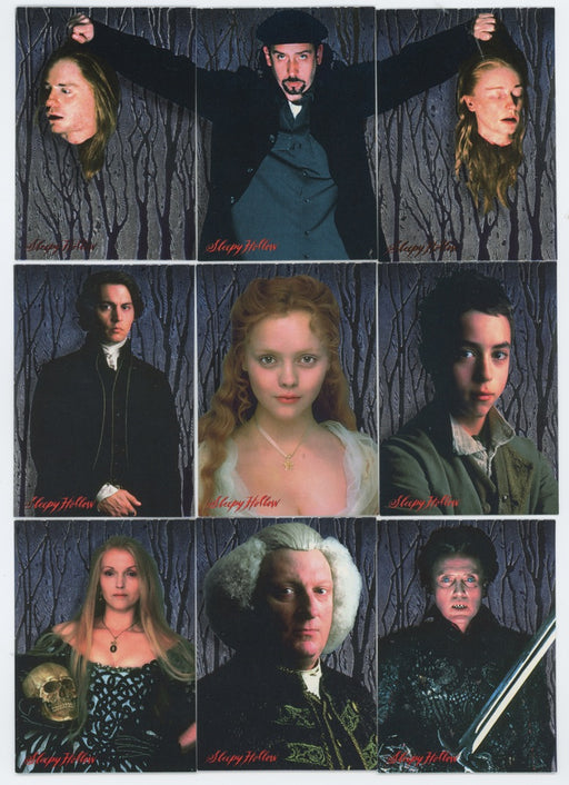 Sleepy Hollow Movie Character Chase Card Set CC1 thru CC9 Inkworks 1999   - TvMovieCards.com