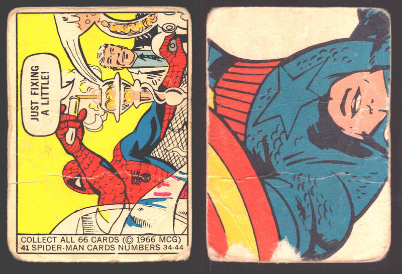 1966 Marvel Super Heroes Donruss Vintage Trading Cards You Pick Singles #1-66 #41 - TvMovieCards.com