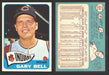 1965 Topps Baseball Trading Card You Pick Singles #400-#499 VG/EX #	424 Gary Bell - Cleveland Indians  - TvMovieCards.com