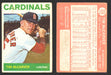 1964 Topps Baseball Trading Card You Pick Singles #300-#587 G/VG/EX #	429 Tim McCarver - St. Louis Cardinals  - TvMovieCards.com