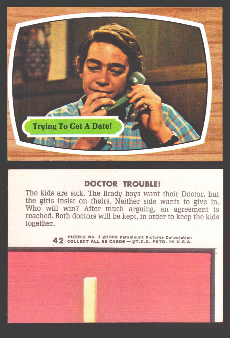 1971 The Brady Bunch Topps Vintage Trading Card You Pick Singles #1-#88