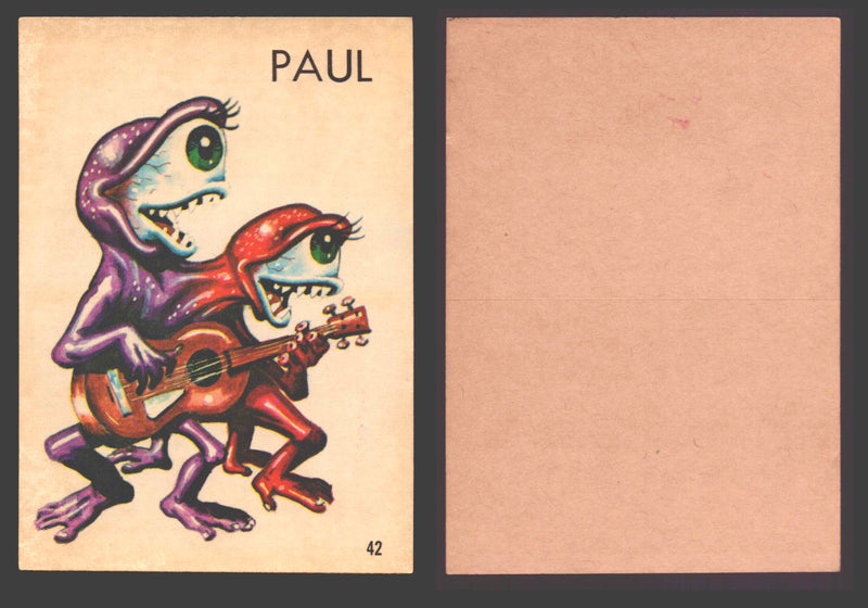 1965 Ugly Stickers Topps Trading Card You Pick Singles #1-44 with Variants