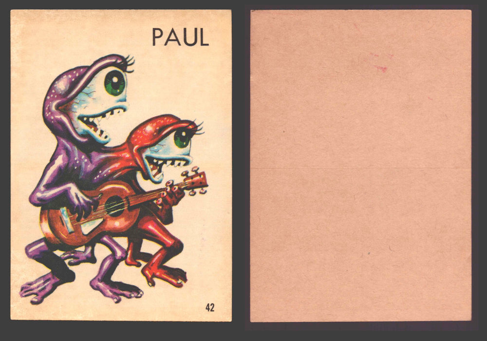 1965 Ugly Stickers Topps Trading Card You Pick Singles #1-44 with Variants