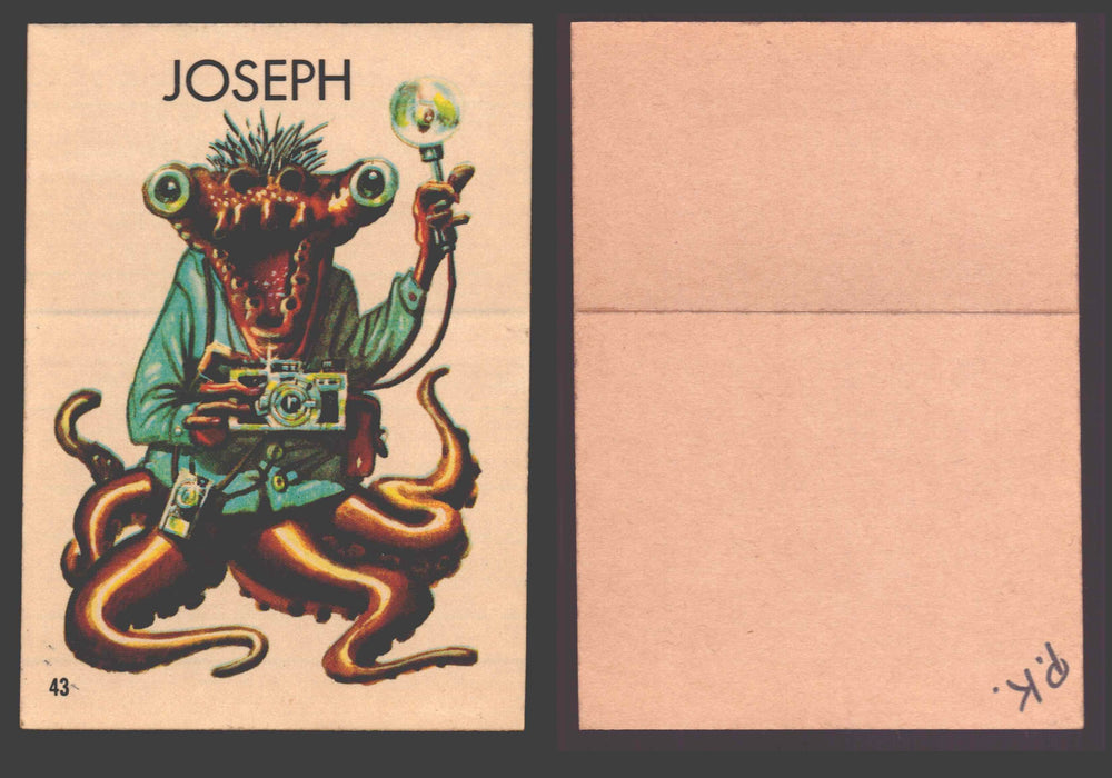 1965 Ugly Stickers Topps Trading Card You Pick Singles #1-44 with Variants