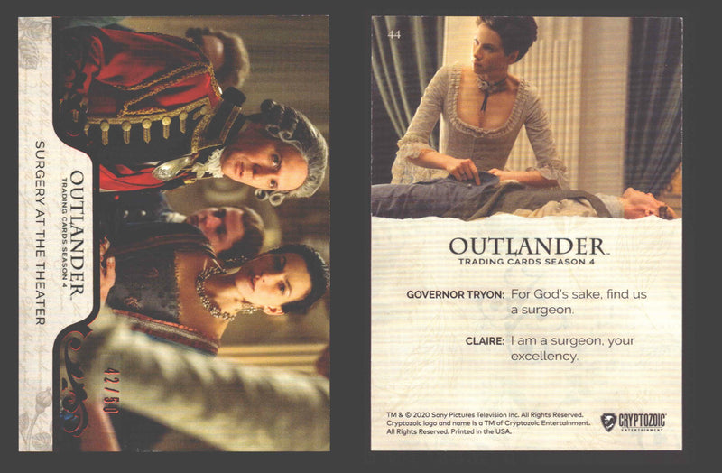 2020 Outlander Season 4 Red Foil Parallel Base Card You Pick Singles XX/50