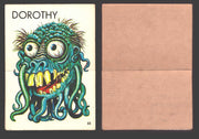 1968 Ugly Name Stickers OPC/Fasson Trading Card You Pick Singles #1-44 Variants #44 Dorothy - TvMovieCards.com